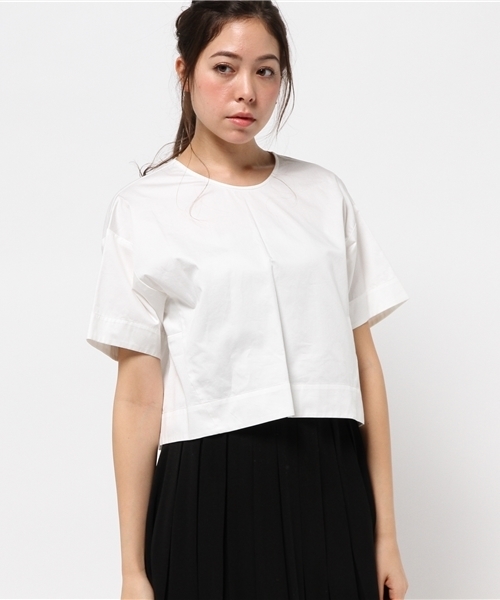 Rouge vif（ルージュヴィフ）の「ﾌｨﾝｸｽｻﾃﾝﾌﾟﾙｵｰﾊﾞｰ（シャツ/ブラウス・レディース・ホワイト/ベージュ・FREE）」の10枚目の写真