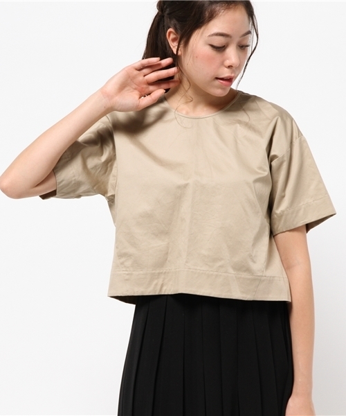 Rouge vif（ルージュヴィフ）の「ﾌｨﾝｸｽｻﾃﾝﾌﾟﾙｵｰﾊﾞｰ（シャツ/ブラウス・レディース・ホワイト/ベージュ・FREE）」の11枚目の写真