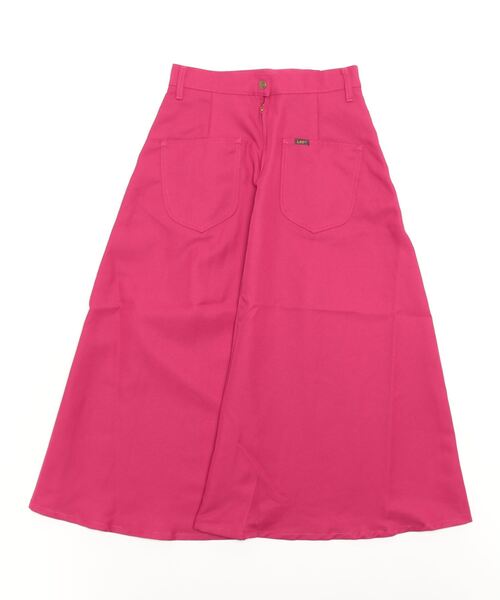 Lee（リー）の「Lee/リー　エステルツイルタック入りフレアスカート（スカート・レディース・ベージュ/ピンク/ブラック/グリーン/ブラウン/レッド・MEDIUM/SMALL）」の7枚目の写真