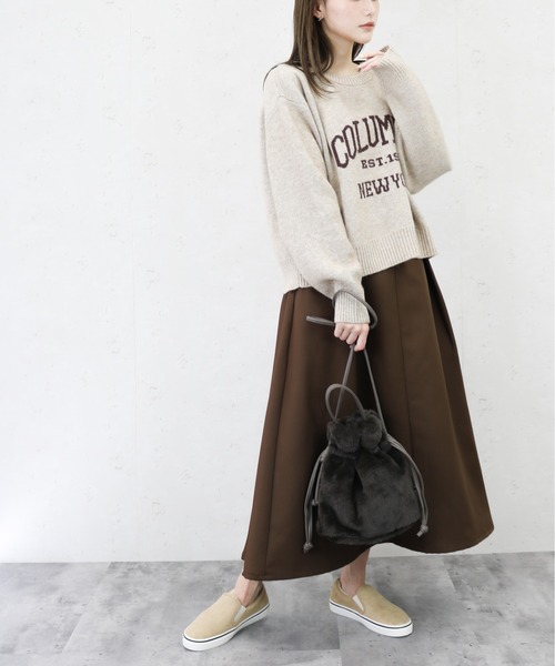 Lee（リー）の「Lee/リー　エステルツイルタック入りフレアスカート（スカート・レディース・ベージュ/ピンク/ブラック/グリーン/ブラウン/レッド・MEDIUM/SMALL）」の9枚目の写真