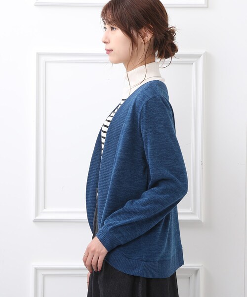 DRESKIP(ドレスキップ)の「◆ボレロカーディガン(カーディガン/ボレロ・レディース・サンドベージュ/ブラック/パープル系/ブルー・02/03/04)」の10枚目の写真