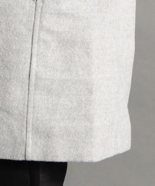 HIDEAWAYS NICOLE（ハイダウェイニコル）の「ハイブリットビーバーメルトンチェスターコート（チェスターコート・メンズ・ネイビー/ベージュ/チェック/ライトグレー・MEDIUM/LARGE/X-LARGE）」の14枚目の写真