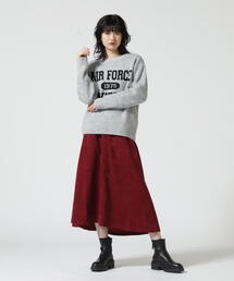 AVIREX | JACQUARD LOGO KNIT TOPS/ ジャガードロゴニットトップス(ニット/セーター)