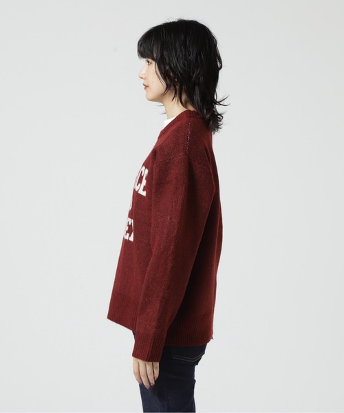 AVIREX（アヴィレックス）の「JACQUARD LOGO KNIT TOPS
