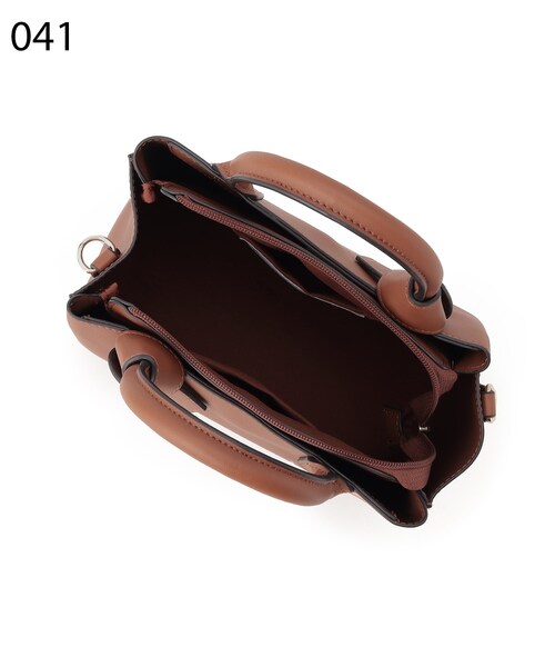 Ober Tashe（オーバータッシェ）の「合皮リボンハンドル２WAYあおりトート（トートバッグ・レディース・ベージュ/ブラック/キャメル/ピンクベージュ/ピンク系・FREE）」の10枚目の写真