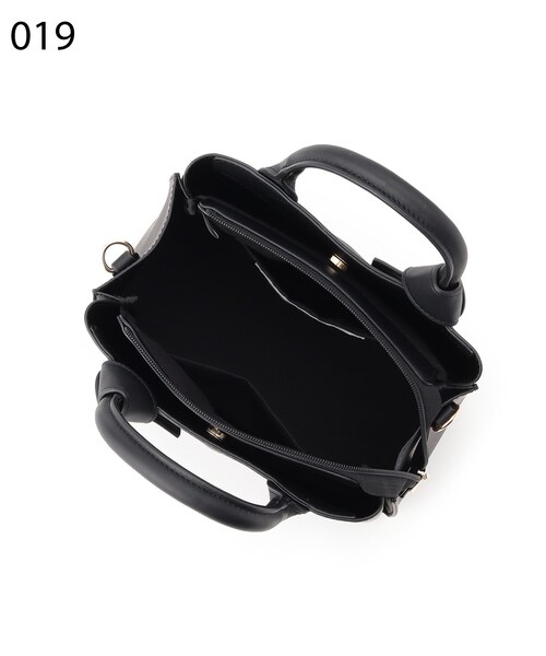 Ober Tashe（オーバータッシェ）の「合皮リボンハンドル２WAYあおりトート（トートバッグ・レディース・ベージュ/ブラック/キャメル/ピンクベージュ/ピンク系・FREE）」の13枚目の写真