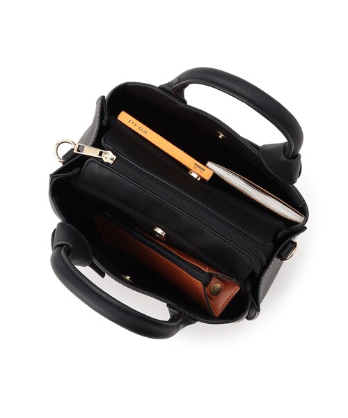 Ober Tashe（オーバータッシェ）の「合皮リボンハンドル２WAYあおりトート（トートバッグ・レディース・ベージュ/ブラック/キャメル/ピンクベージュ/ピンク系・FREE）」の15枚目の写真