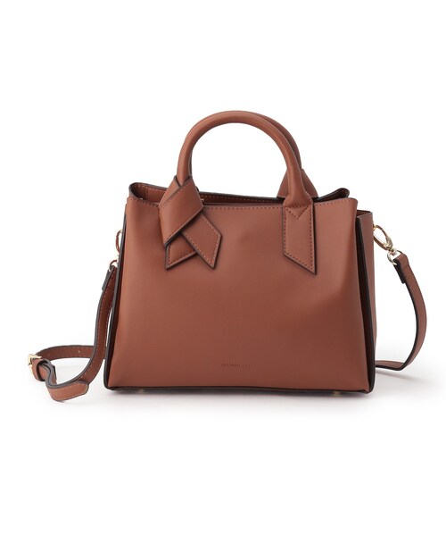 Ober Tashe（オーバータッシェ）の「合皮リボンハンドル２WAYあおりトート（トートバッグ・レディース・ベージュ/ブラック/キャメル/ピンクベージュ/ピンク系・FREE）」の16枚目の写真