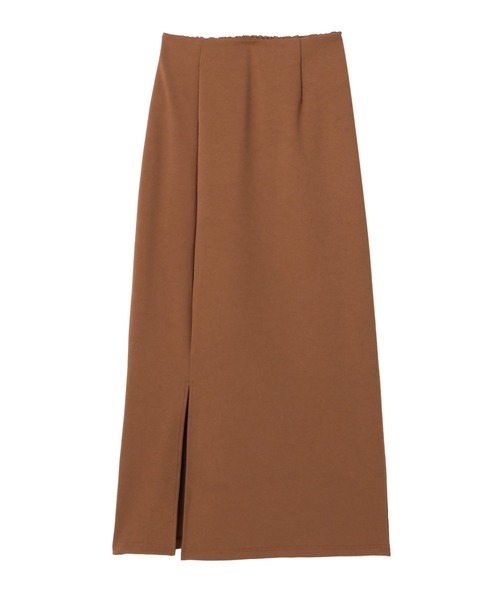 CHILLE（チル）の「ポンチタイトスリットスカート（スカート・レディース・ブラウン/グリーン/ブラック・FREE）」の9枚目の写真