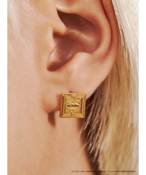 PAMEO POSE(パメオポーズ)の「【ジョジョの奇妙な冒険 ストーンオーシャン×PAMEO POSE】E・コステロピアス(ピアス(両耳用)・レディース・ゴールド/シルバー・FREE)」の4枚目の写真