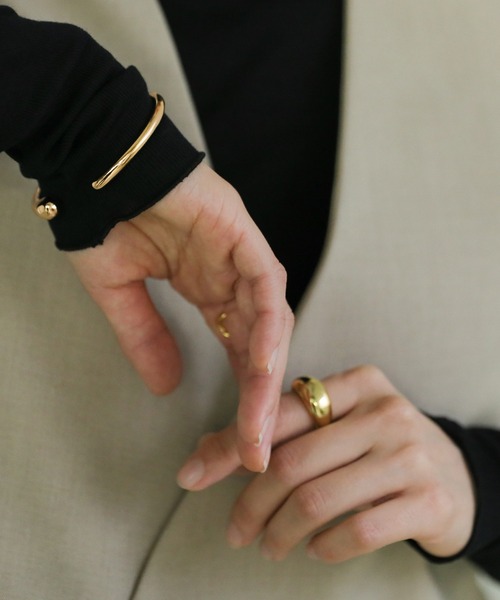 select MOCA（セレクトモカ）の「ドロップバングル（バングル/リストバンド・レディース・シルバー/ゴールド・FREE）」の14枚目の写真