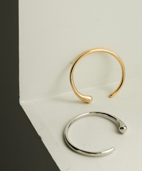select MOCA（セレクトモカ）の「ドロップバングル（バングル/リストバンド・レディース・シルバー/ゴールド・FREE）」の3枚目の写真