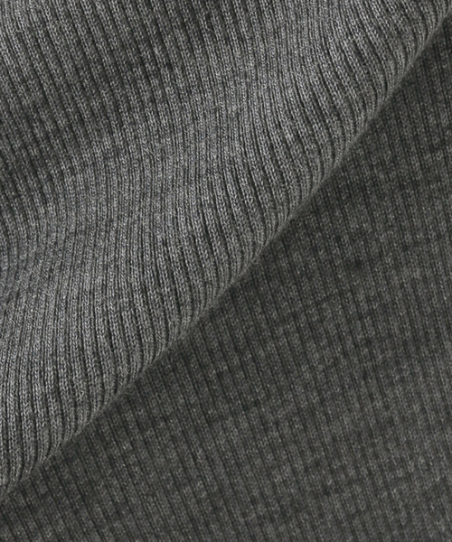 Deuxieme Classe(ドゥーズィエムクラス)の「*追加 rib タートル(Tシャツ/カットソー・レディース・グレー/ホワイト・FREE)」の18枚目の写真