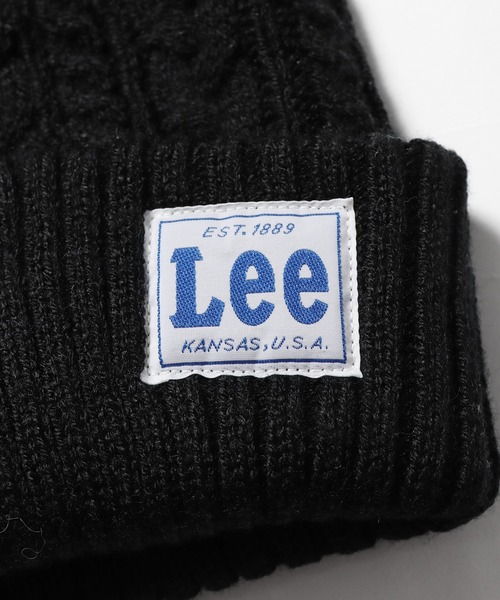 Lee(リー)の「Lee/リー CABLE WATCH CAP ACRYLIC ビーニー(ニットキャップ/ビーニー・メンズ・モスグリーン/レッド/ブラック/ネイビー/グレー/ホワイト/ピンク・57~59cm)」の10枚目の写真