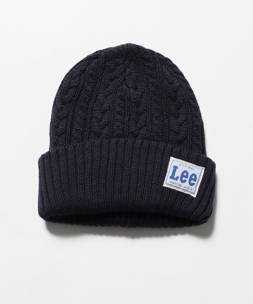 Lee(リー)の「Lee/リー CABLE WATCH CAP ACRYLIC ビーニー(ニットキャップ/ビーニー・メンズ・モスグリーン/レッド/ブラック/ネイビー/グレー/ホワイト/ピンク・57~59cm)」の14枚目の写真