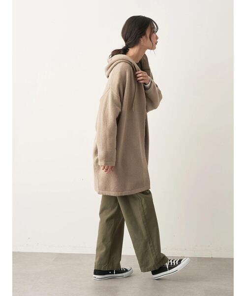 CRAFT STANDARD BOUTIQUE(クラフトスタンダードブティック)の「ニットコーディガン(その他アウター・レディース・ダークネイビー/グリーン/グレイッシュベージュ・FREE)」の15枚目の写真