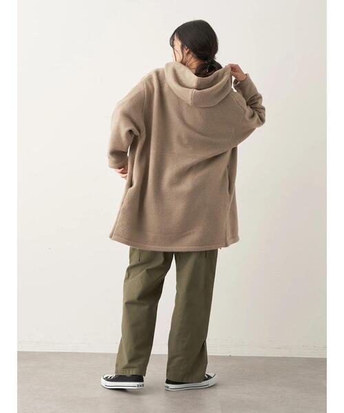CRAFT STANDARD BOUTIQUE(クラフトスタンダードブティック)の「ニットコーディガン(その他アウター・レディース・ダークネイビー/グリーン/グレイッシュベージュ・FREE)」の16枚目の写真