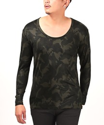 LUXSTYLE（ラグスタイル）の「裏起毛Uネックヒートインナー（インナーウェア/肌着）」