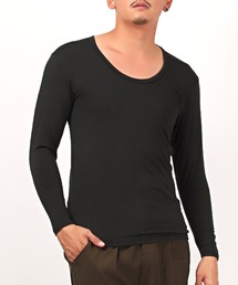 LUXSTYLE（ラグスタイル）の「裏起毛Uネックヒートインナー（インナーウェア/肌着）」