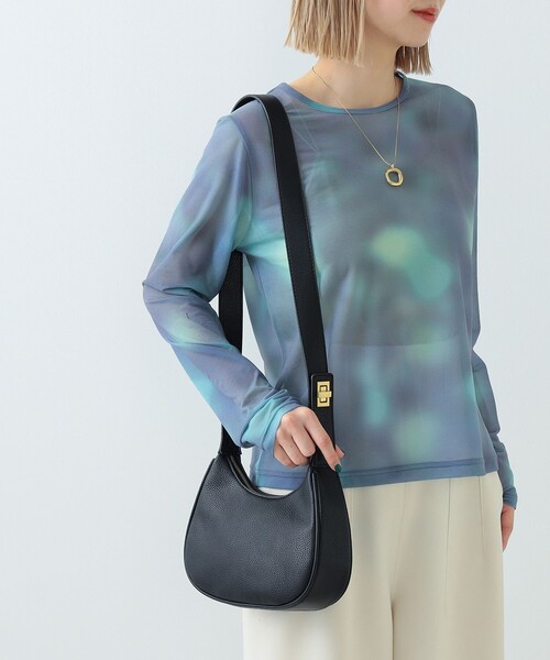 Ray BEAMS(レイビームス)の「Ray BEAMS / ラウンド ミニ バッグ(トートバッグ・レディース・ブラック/グリーン系その他2・ONE SIZE)」の1枚目の写真