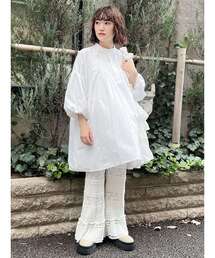 merry jenny | ボリュームスリーブミニワンピース(ワンピース)