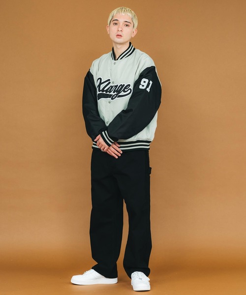 XLARGE（エクストララージ）の「BASEBALL LOGO VARSITY JACKET