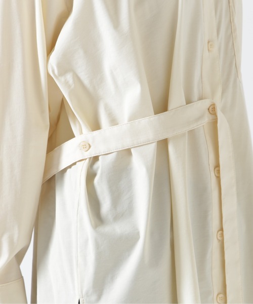 DROIT BELLO（ドロイトベロ）の「DROIT BELLO（ドロイトベロ）ウエストベルトシャツ（シャツ/ブラウス・レディース・ブラック/ホワイト・F）」の13枚目の写真