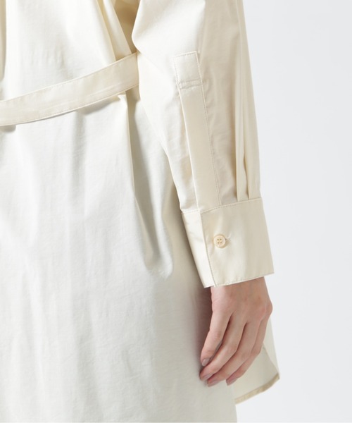 DROIT BELLO（ドロイトベロ）の「DROIT BELLO（ドロイトベロ）ウエストベルトシャツ（シャツ/ブラウス・レディース・ブラック/ホワイト・F）」の12枚目の写真