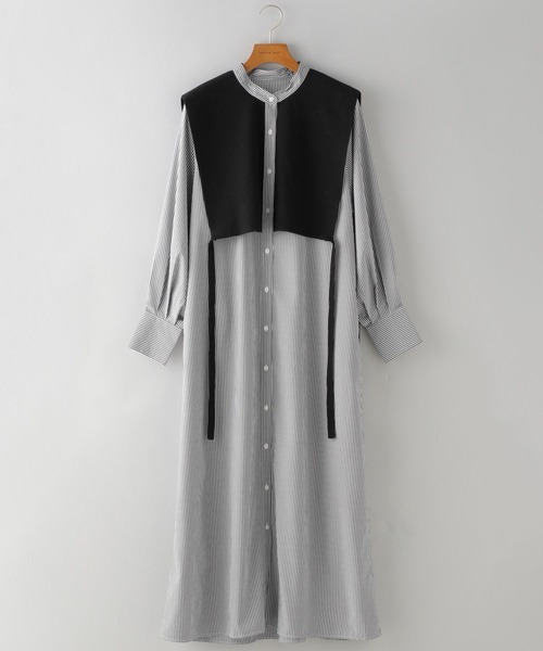 バーバリー　ワンピース　ストライプ BURBERRY】MADDINGTON アイコンストライプワンピース (Burberry