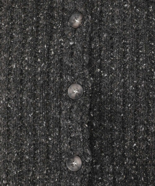 studio CLIP（スタディオクリップ）の「3ゲージネップ襟付きカーディガン（カーディガン/ボレロ・レディース・グレー/チャコール/ブラウン・FREE）」の14枚目の写真