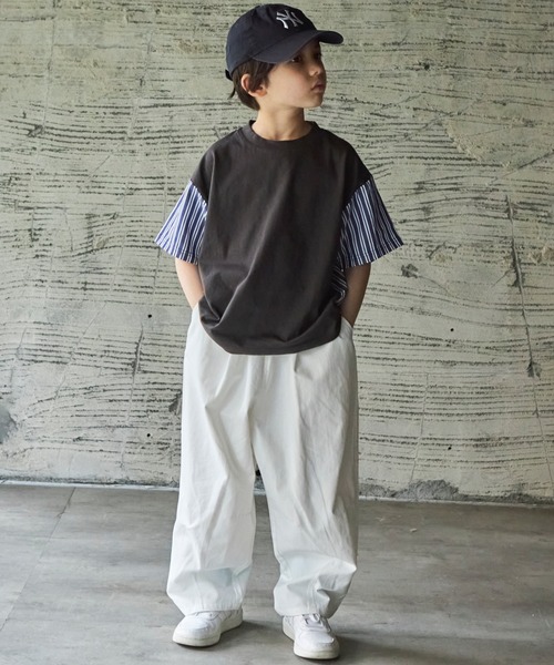 PAIRMANON STREET(ペアマノンストリート)の「【PAIRMANON STREET】ワイドシルエットバルーンサーカスパンツ(その他パンツ・キッズ・ベージュ/イエロー/オフホワイト/カーキ/ピンク/ブラック・110/120/140/100/160/150/90/130)」の12枚目の写真