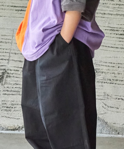 PAIRMANON STREET(ペアマノンストリート)の「【PAIRMANON STREET】ワイドシルエットバルーンサーカスパンツ(その他パンツ・キッズ・ベージュ/イエロー/オフホワイト/カーキ/ピンク/ブラック・110/120/140/100/160/150/90/130)」の7枚目の写真