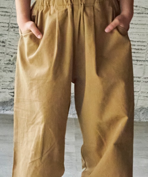 PAIRMANON STREET(ペアマノンストリート)の「【PAIRMANON STREET】ワイドシルエットバルーンサーカスパンツ(その他パンツ・キッズ・ベージュ/イエロー/オフホワイト/カーキ/ピンク/ブラック・110/120/140/100/160/150/90/130)」の9枚目の写真