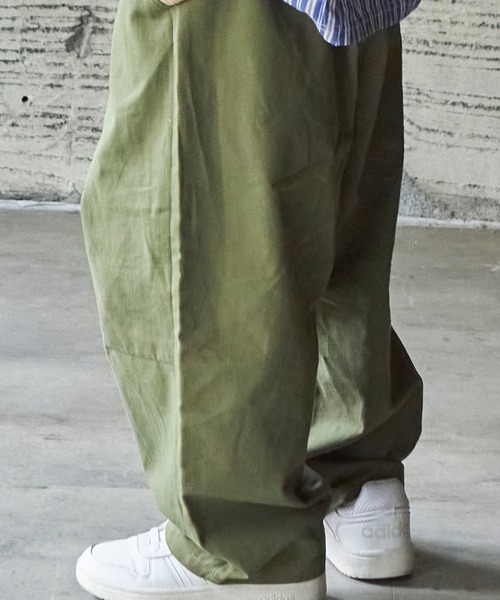 PAIRMANON STREET(ペアマノンストリート)の「【PAIRMANON STREET】ワイドシルエットバルーンサーカスパンツ(その他パンツ・キッズ・ベージュ/イエロー/オフホワイト/カーキ/ピンク/ブラック・110/120/140/100/160/150/90/130)」の11枚目の写真