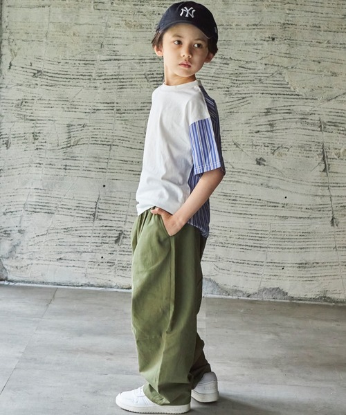 PAIRMANON STREET(ペアマノンストリート)の「【PAIRMANON STREET】ワイドシルエットバルーンサーカスパンツ(その他パンツ・キッズ・ベージュ/イエロー/オフホワイト/カーキ/ピンク/ブラック・110/120/140/100/160/150/90/130)」の14枚目の写真