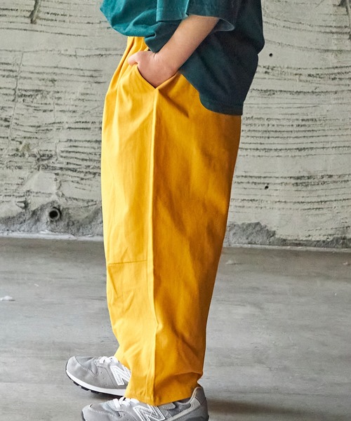 PAIRMANON STREET(ペアマノンストリート)の「【PAIRMANON STREET】ワイドシルエットバルーンサーカスパンツ(その他パンツ・キッズ・ベージュ/イエロー/オフホワイト/カーキ/ピンク/ブラック・110/120/140/100/160/150/90/130)」の16枚目の写真