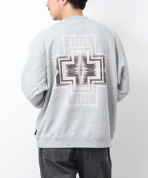 PENDLETON(yhg)́yPENDLETON/yhgzBack Print Crew Sweat 3175-1007(XEFbg)
