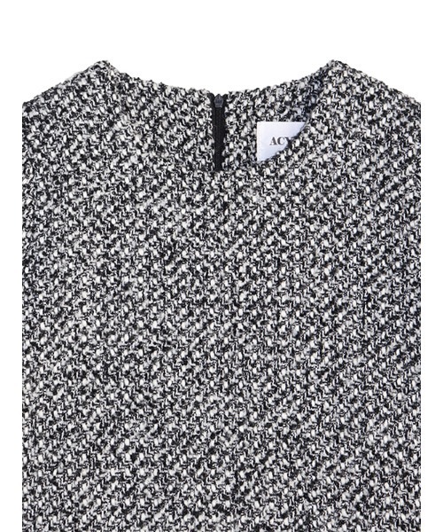 ACYM(アシーム)の「Tweed mini ワンピース(ワンピース・レディース・ブラックミックス/アイボリー・FREE)」の12枚目の写真