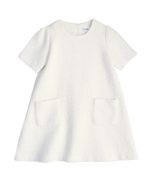 ACYM(アシーム)の「Tweed mini ワンピース(ワンピース・レディース・ブラックミックス/アイボリー・FREE)」の15枚目の写真