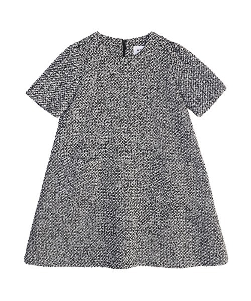 ACYM(アシーム)の「Tweed mini ワンピース(ワンピース・レディース・ブラックミックス/アイボリー・FREE)」の5枚目の写真