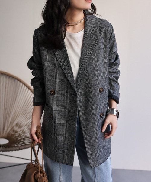 4万円オフ　APSTUDIO　ジャケット　テーラード　グレー　チャコール　日本製 4万円オフ APSTUDIO ジャケット テーラード グレー チャコール 日本製