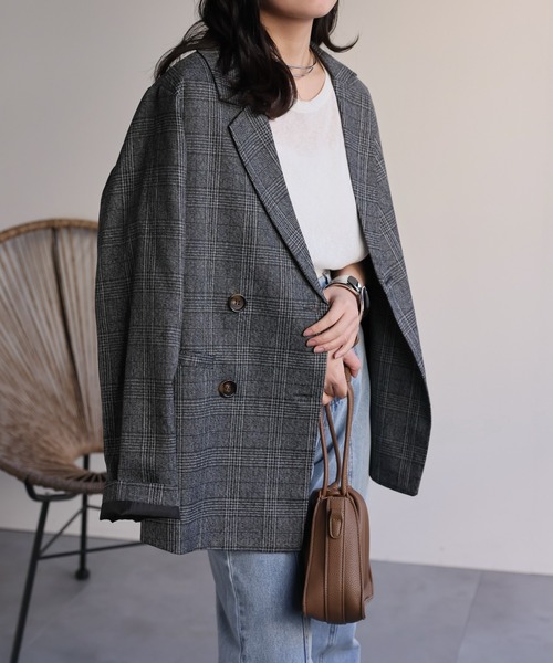 model：156cm 着用サイズ：FREE
※マーブルボタン