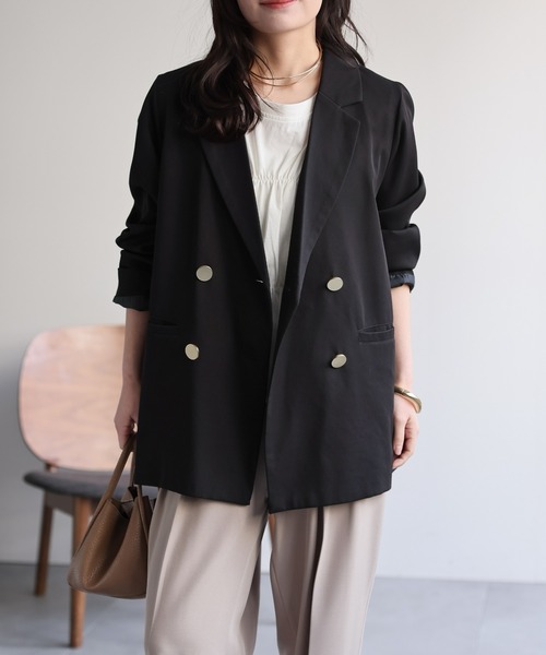 model : 156cm  着用サイズ:FREE
※金ボタン