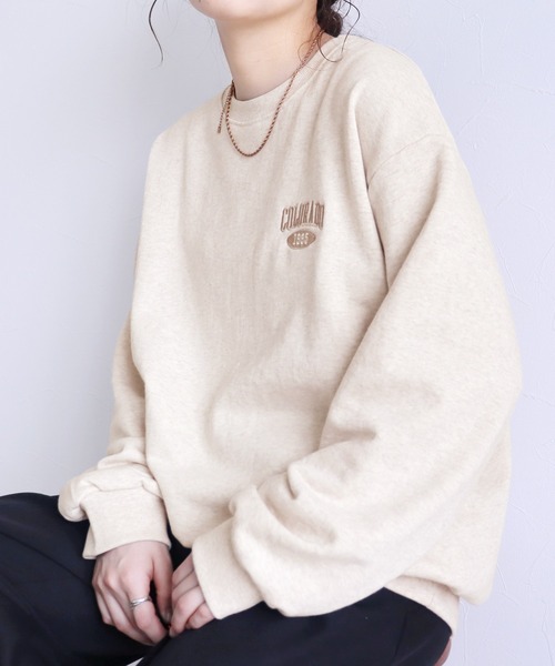 reca(レカ)の「刺繍ロゴスウェット(スウェット・レディース・グレー/ネイビー/オートミール/チャコール・FREE)」の21枚目の写真