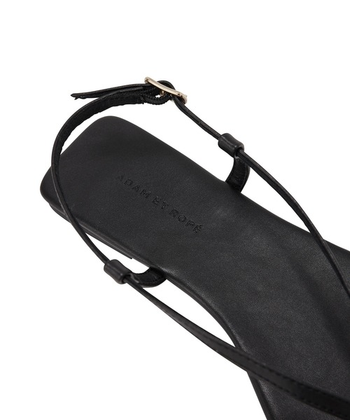 ADAM ET ROPE'（アダムエロペ）の「【定番人気】スクエアストラップビーチサンダル（サンダル・レディース・キャメル/ブラック・24.0cm/23.5cm/24.5cm/23.0cm）」の10枚目の写真