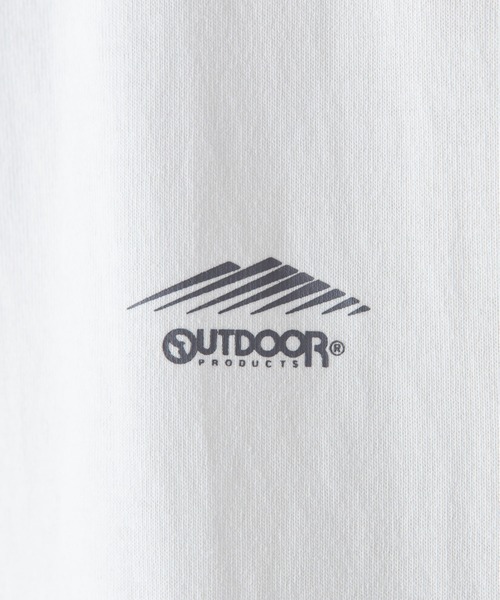 OUTDOOR PRODUCTS APPAREL(アウトドアプロダクツアパレル)の「USAコットン ユーティリティー ポケット ドローコード ワンポイントブランドロゴ Tシャツ(Tシャツ/カットソー・メンズ・ホワイト/ダークグリーン/ブラック・MEDIUM/LARGE/X-LARGE)」の8枚目の写真