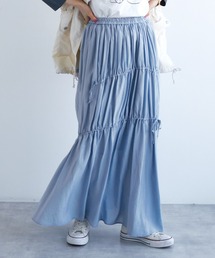 ドロストギャザースカート