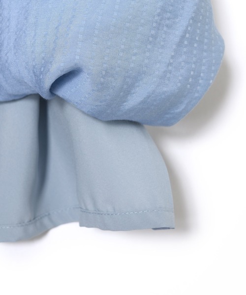 w closet（ダブルクローゼット）の「ドロストギャザースカート（スカート・レディース・オフホワイト/ブルー/ミント・FREE）」の5枚目の写真