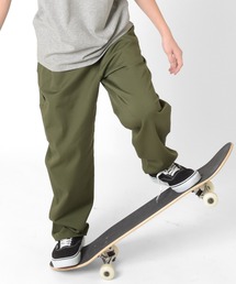 GLAZOS | 【ラクパン】[ワイドテーパード]TCカラーツイル・ペインターパンツ(その他パンツ)