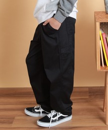GLAZOS | 【ラクパン】[ワイドテーパード]TCカラーツイル・ペインターパンツ(その他パンツ)